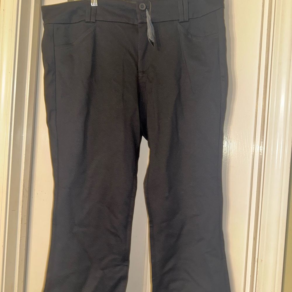 torrid Black Ponte pants with Clean Finish